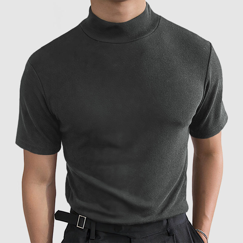Camisola gola alta homem corte moderno casual