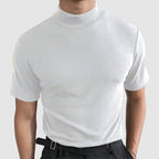 Camisola gola alta homem corte moderno casual