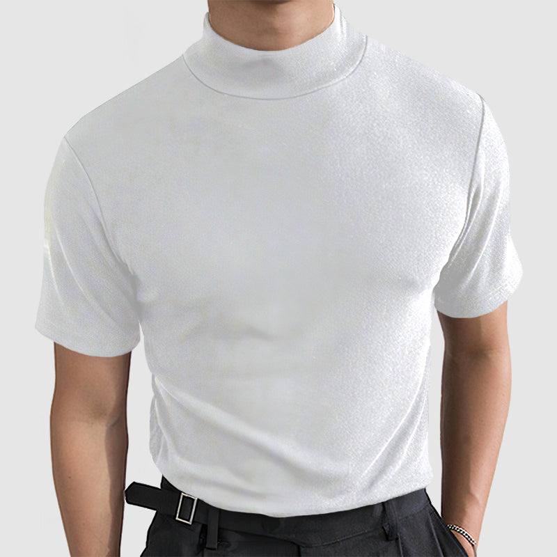 Camisola gola alta homem corte moderno casual
