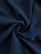 Conjunto feminino duas peças halter palazzo estampado azul marinho