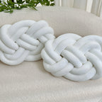 Almofadas decorativas de pelúcia macia, pack 2 unidades, design geométrico para sofá e cama