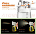 Spray de azeite 2 em 1 frasco de vidro 470ml para cozinha saudável