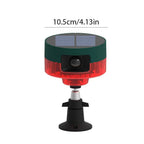 Repelente Solar 360° para pombos, javalis, coelhos e veados com deteção de movimento