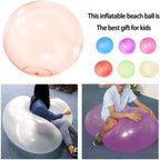 Bola Balão Gigante de Gel kit com 3 unidades transparente resistente para piscina e jardim