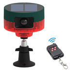 Repelente Solar 360° para pombos, javalis, coelhos e veados com deteção de movimento