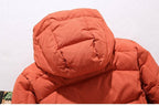 Parka de inverno homem impermeável corta-vento com plumas de pato e capuz ajustável