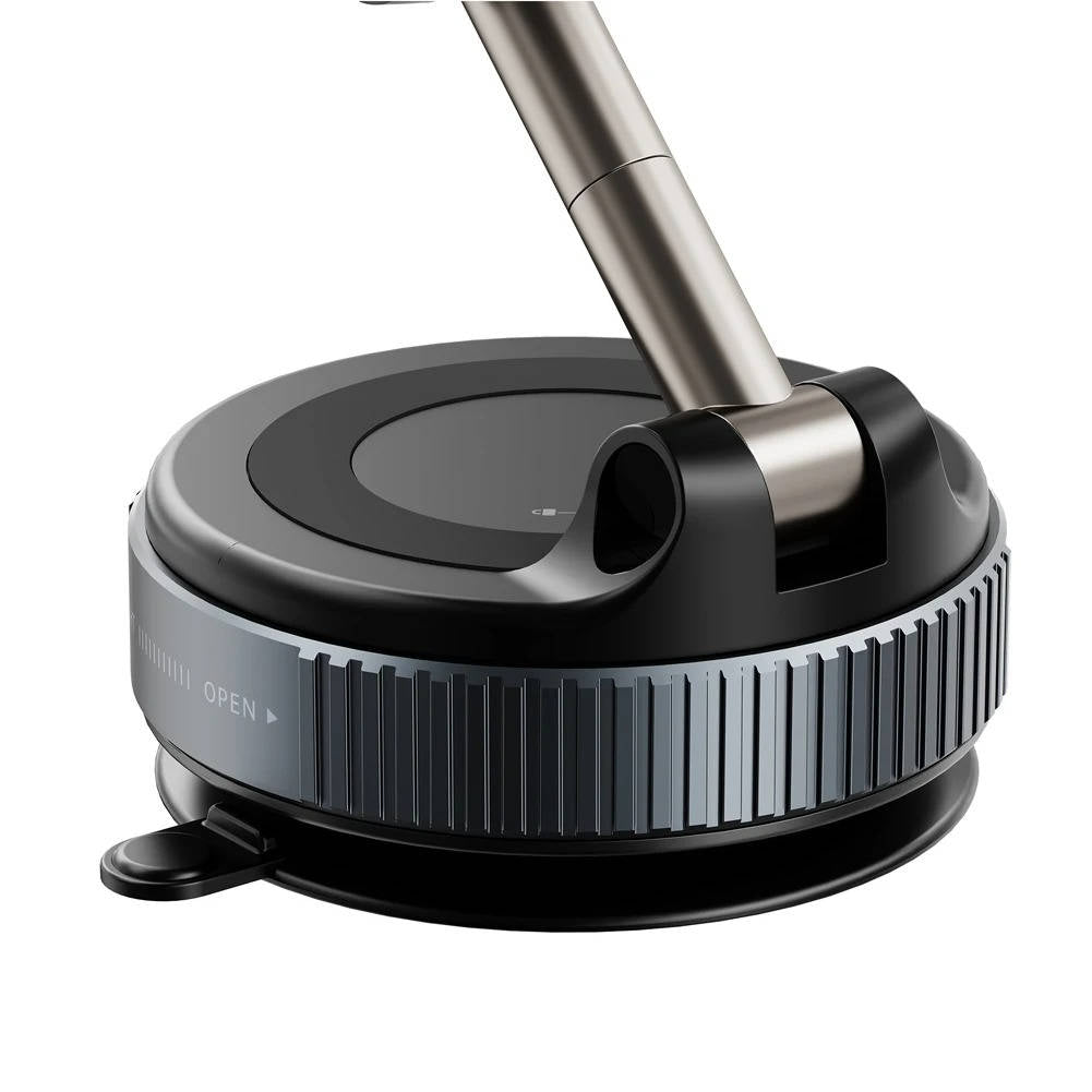 Suporte magnético para telemóvel 360° ajustável com ventosa para carro e casa