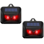 Repelente solar ultrassônico antianimais, pack 2 unidades para jardim exterior
