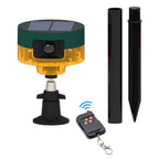 Repelente Solar 360° para pombos, javalis, coelhos e veados com deteção de movimento