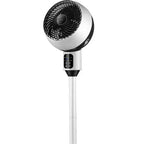 Ventilador de coluna ajustável com oscilação 3D, 3 modos, silencioso 26 dB, branco