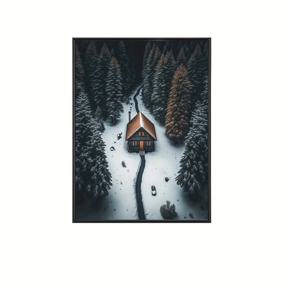 Moldura para foto clássica preta para parede e mesa, retangular 30x46cm