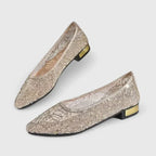 Sapatos ortopédicos femininos respiráveis leves com malha e sola antiderrapante