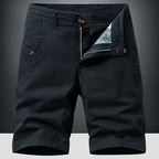 Chino shorts homem corte relaxado disponível em várias cores