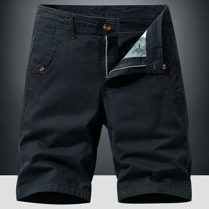 Chino shorts homem corte relaxado disponível em várias cores
