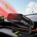 Aquecedor portátil para carro 12V com rotação 360° e função desembaçador