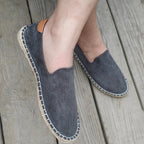 Espadrilles homem slip on casual respiráveis sola leve