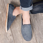 Espadrilles homem slip on casual respiráveis sola leve