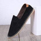 Espadrilles homem slip on casual respiráveis sola leve