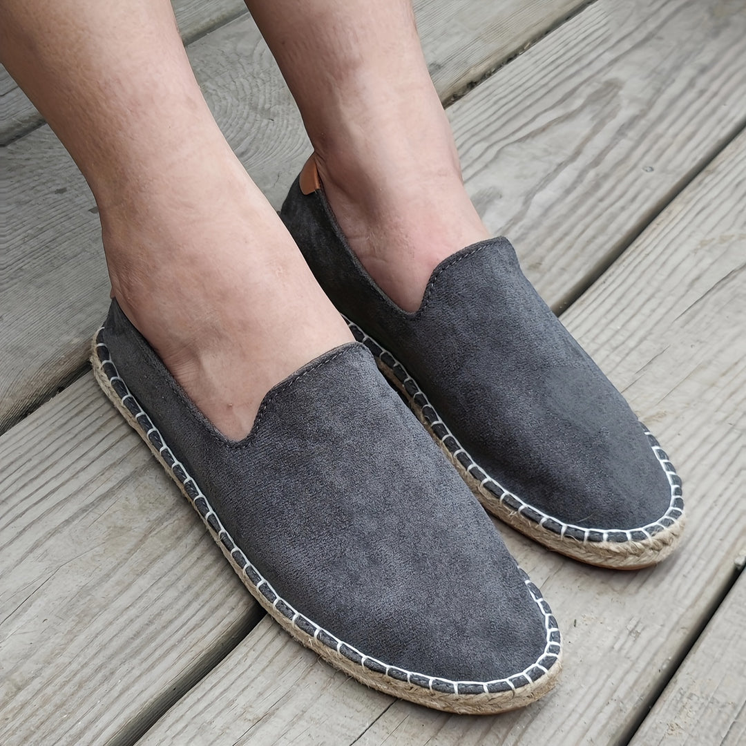Espadrilles homem slip on casual respiráveis sola leve
