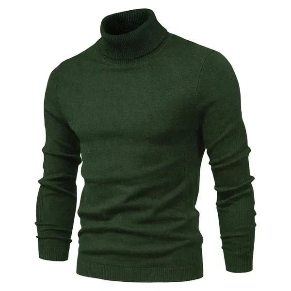Camisola gola alta homem corte clássico regular em várias cores