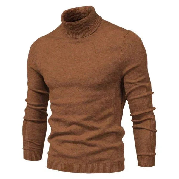 Camisola gola alta homem corte clássico regular em várias cores