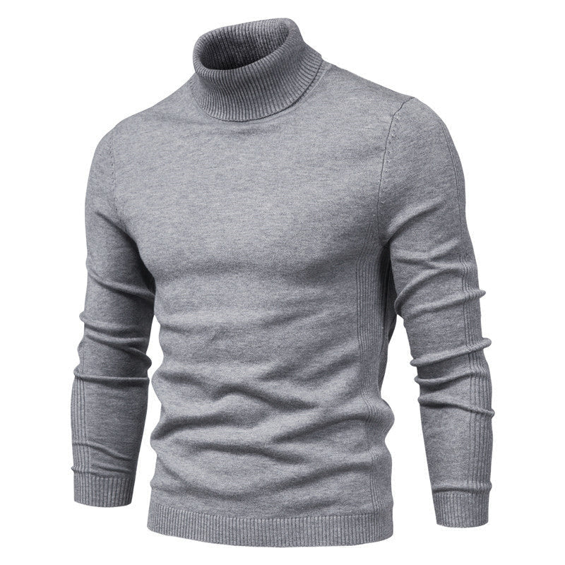 Camisola gola alta homem corte clássico regular em várias cores