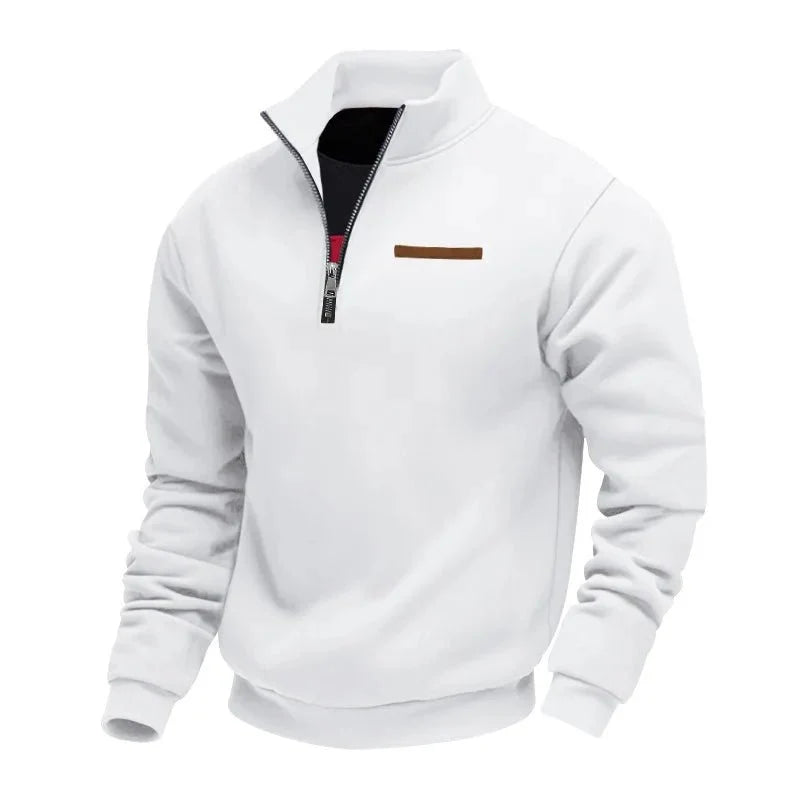 Camisola fleece homem half-zip corte regular fit