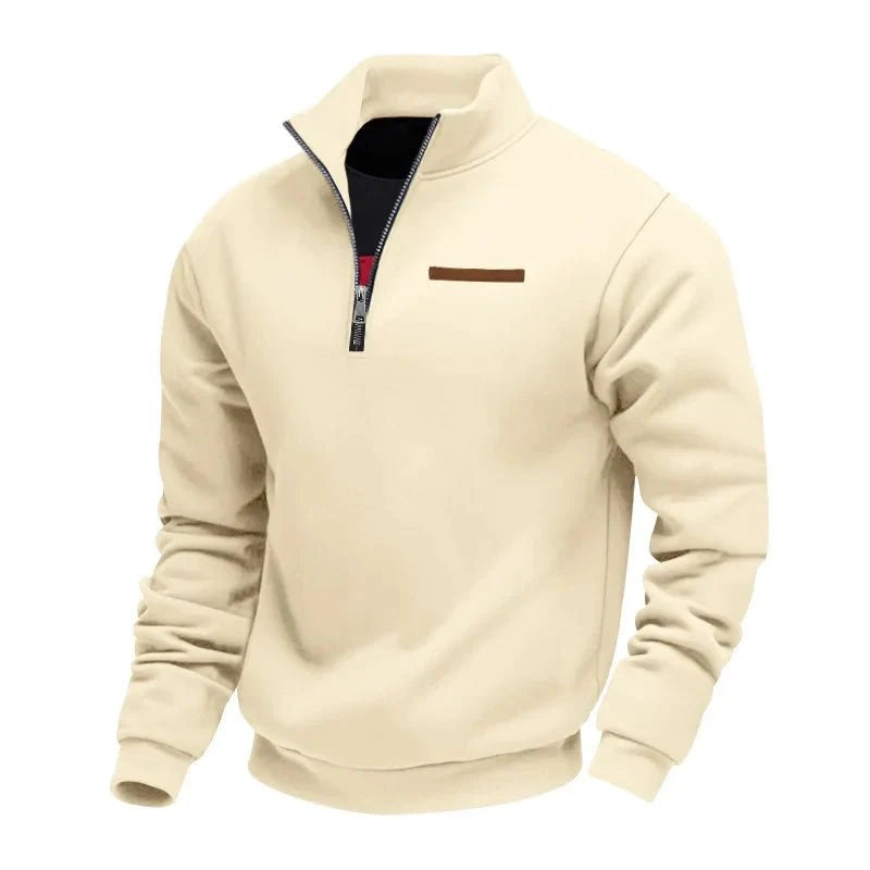 Camisola fleece homem half-zip corte regular fit
