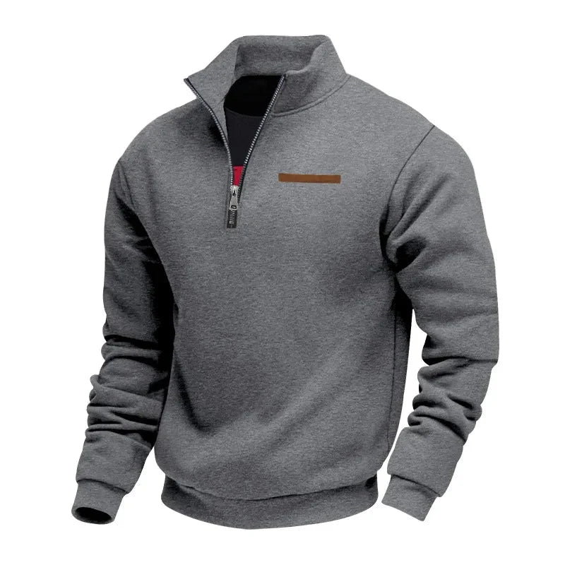 Camisola fleece homem half-zip corte regular fit