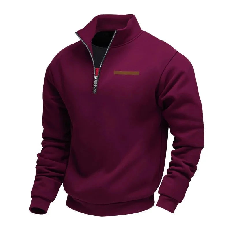 Camisola fleece homem half-zip corte regular fit