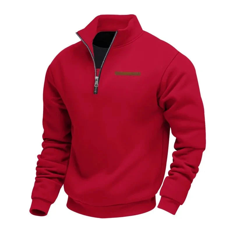 Camisola fleece homem half-zip corte regular fit