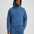 Conjunto treino homem oversized hoodie e jogger 2 peças