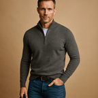 Camisola homem half-zip regular fit, visual moderno e desportivo