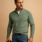 Camisola homem half-zip regular fit, visual moderno e desportivo