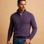 Camisola homem half-zip regular fit, visual moderno e desportivo