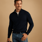 Camisola homem half-zip regular fit, visual moderno e desportivo