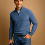 Camisola homem half-zip regular fit, visual moderno e desportivo