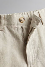 Conjunto masculino linho blazer e calça relaxed fit