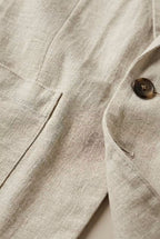 Conjunto masculino linho blazer e calça relaxed fit