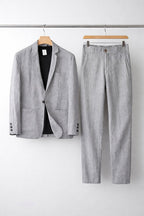 Conjunto masculino linho blazer e calça relaxed fit