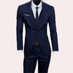 Fato masculino de 3 peças slim fit elegante para casamento e negócios
