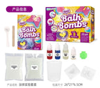 Kit DIY Bombas de Banho coloridas e educativas para crianças a partir de 6 anos