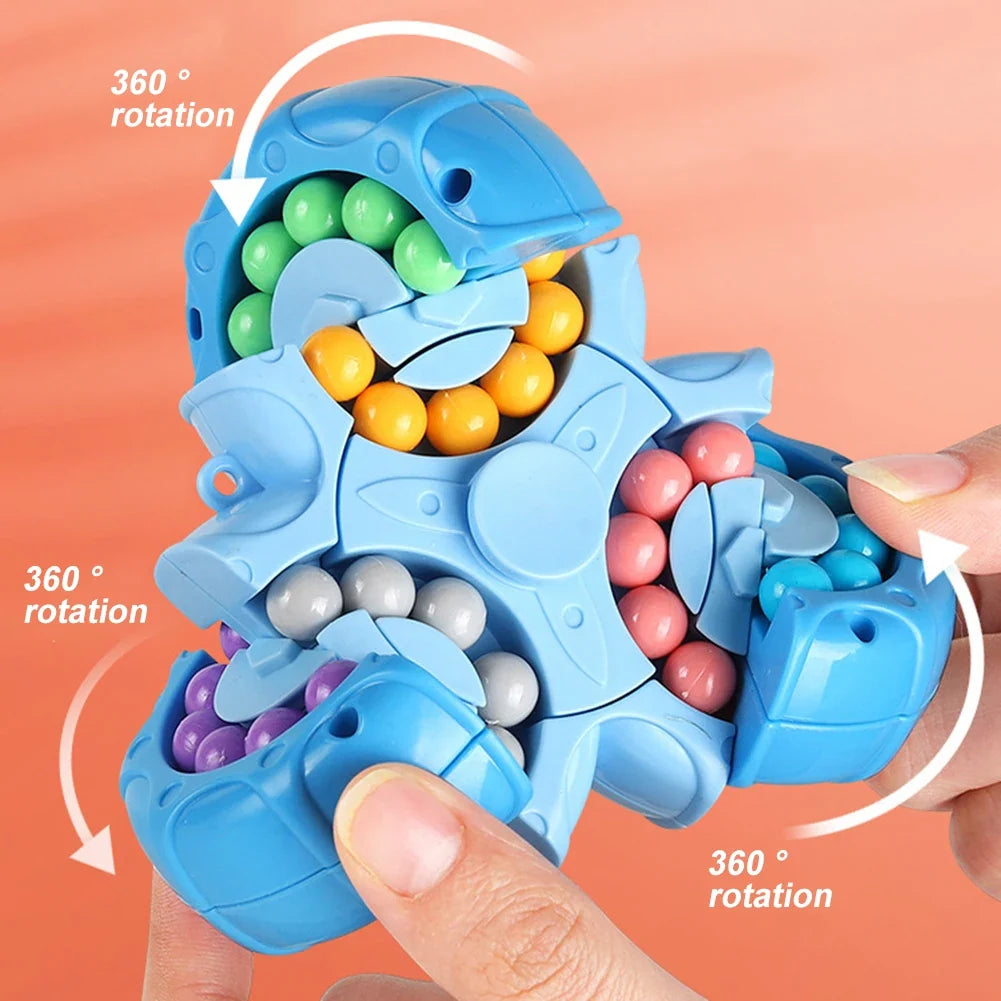 Cubo labirinto de contas brinquedo fidget anti-stress para crianças e adultos