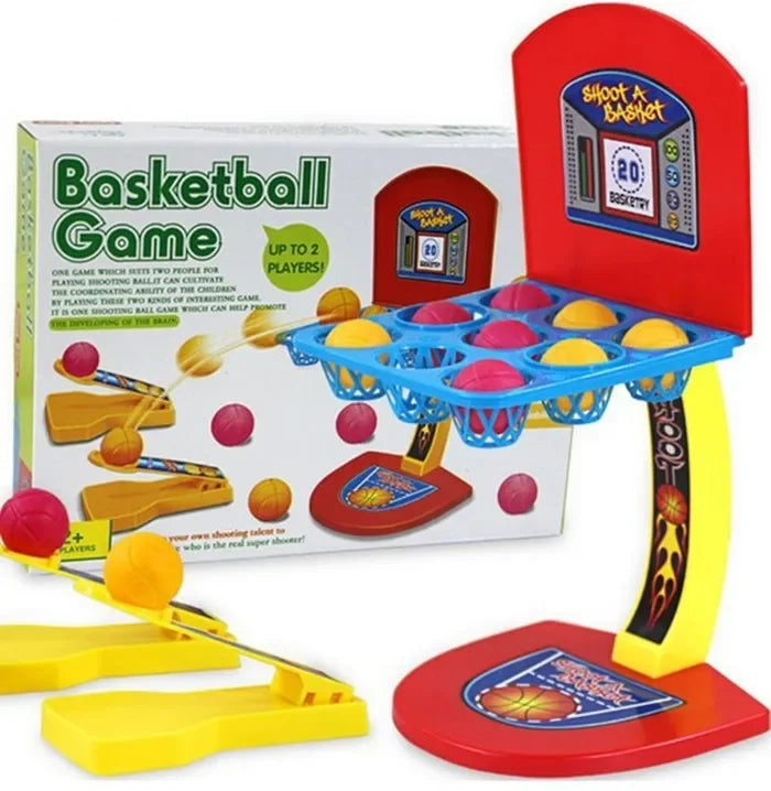 Jogo de basquete mini para crianças em ABS, habilidades motoras, uso interior