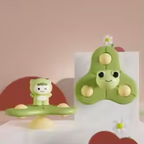 Brinquedos de banho giratórios educativos com ventosa, ABS seguro para bebés