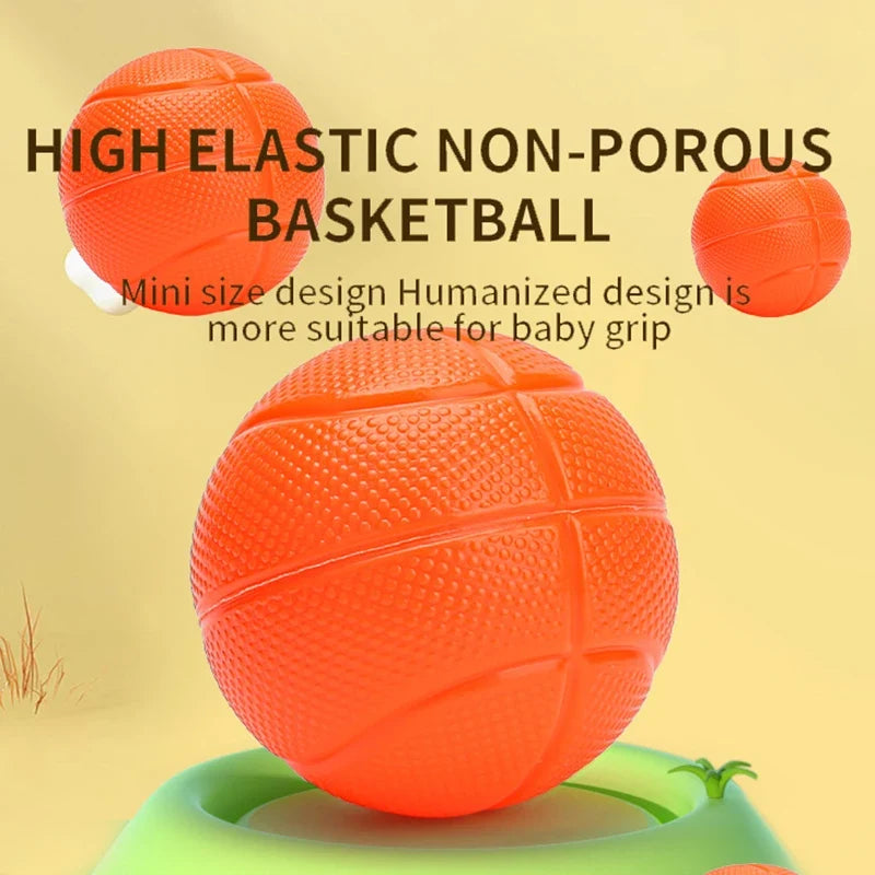 Jogo de basquete para banho com ventosa e minibolas, brinquedo interativo de banheira BPA-free