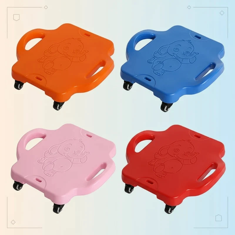 Prancha de equilíbrio infantil em plástico resistente, desenvolvimento motor e coordenação