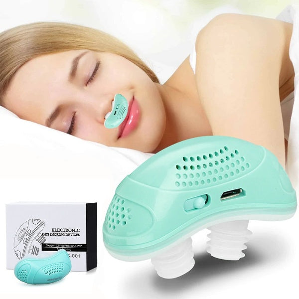 Micro CPAP de viagem dispositivo anti-ronco sem máscara compacto e portátil