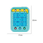 Labirinto de bolas puzzle 3D para crianças em ABS, 17x22cm
