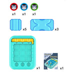 Labirinto de bolas puzzle 3D para crianças em ABS, 17x22cm